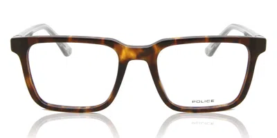 Police Vplf76 Ocean 3 Men's Glasses, Tortoiseshell, Size 51 In Brown