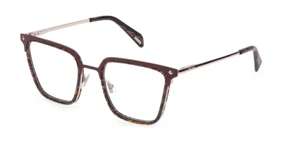 Police Vplg25 Stagedive 11 Women's Glasses, Brown, Size 51 In Multi