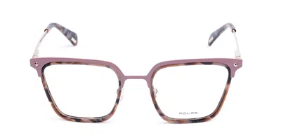 Police Vplg25m Men's Glasses, Tortoiseshell, Size 51 In Purple