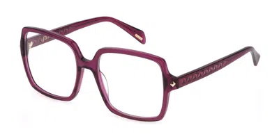Police Vplg30 Dawn 9 Women's Glasses, Purple, Size 54 In Burgundy