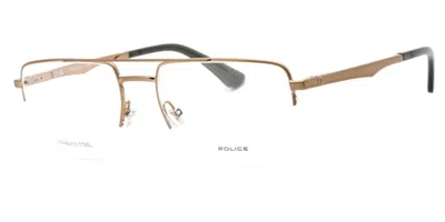 Police Vplg71m Men's Glasses, , Size 55 In Gold