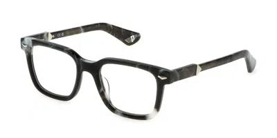 Police Vplg80 Monument 2 Men's Glasses, Black, Size 51