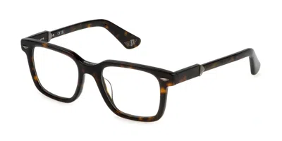 Police Vplg80 Monument 2 Men's Glasses, Tortoiseshell, Size 51 In Brown