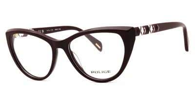 Police Vpll31m 0g96 Occhiali Da Vista Borgogna Per Donna (solo Montatura)