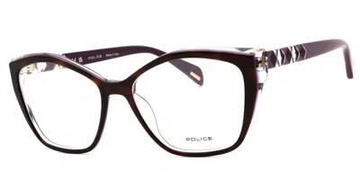 Police Vpll32m 0993 Women's Glasses Tortoiseshell Size 54 - Free Lenses - Blue Light Block Available In Brown