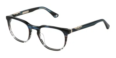 Police Vpll70 Origins 58 Men's Glasses, Grey, Size 50