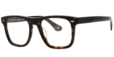 Police Vpll72v 722v Men's Glasses Tortoiseshell Size 52 - Free Lenses - Blue Light Block Available In Multi