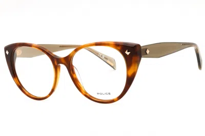 Police Vplm02 Cat Eye Acetate Eyeglasses In Tortoiseshell