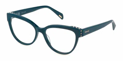 Police Vplm05e Superstar 2 Women's Glasses, Blue, Size 54