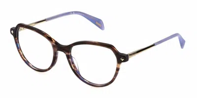 Police Vplm07 Stagedive 18 Women's Glasses, Brown, Size 52