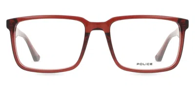 Police Vpln17 Origins Lite 22 Men's Glasses, Red, Size 54