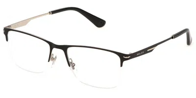 Police Vpln18 Champ Lite 5 0583 Men's Glasses Black Size 56 - Free Lenses - Blue Light Block Available