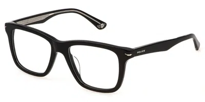 Police Vpln19 Champ 6 Men's Glasses, Black, Size 50