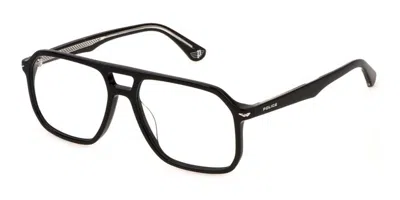 Police Vpln21 Champ 8 Men's Glasses, Black, Size 56