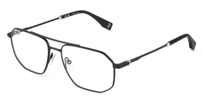 Police Vpln22e Force 3 0531 Men's Glasses Black Size 56 - Free Lenses - Blue Light Block Available In Semi Shiny Black