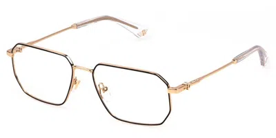 Police Vpln23 Force 4 Men's Glasses, Black, Size 55