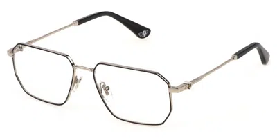 Police Vpln23 Force 4 0e70 Men's Glasses Blue Size 55 - Free Lenses - Blue Light Block Available In Metallic