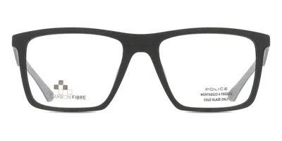 Police Vpln26 Carbonfly 9 Men's Glasses, Black, Size 54