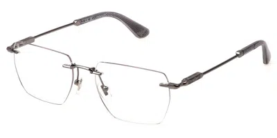 Police Vpln27 Horizon 9 Men's Glasses, Silver, Size 53 In Gray