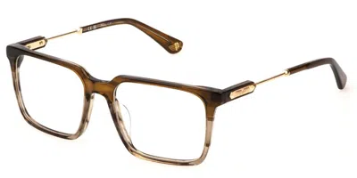 Police Vpln28 Prince 6 Men's Glasses, Brown, Size 53