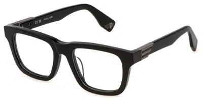 Police Vpln29 Forever 3 Men's Glasses, Black, Size 50