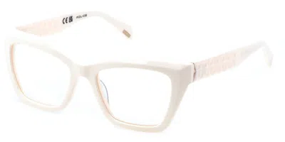 Police Vpln57 Phenomenon 3 Women's Glasses, White, Size 52