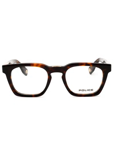 Police Vpln64m Eyeglasses In Shiny Havana