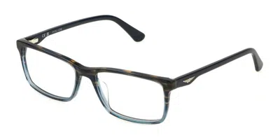 Police Vpln82 Origins Lite 24 0lmb Men's Glasses Brown Size 54 - Free Lenses - Blue Light Block Available