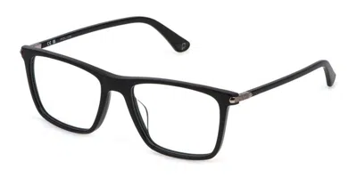 Police Vplp12 Roadie 6 Men's Glasses, Black, Size 56