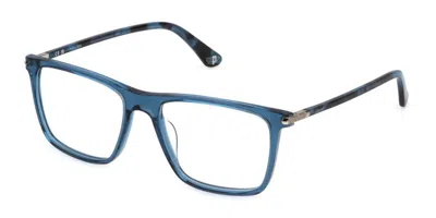 Police Vplp12 Roadie 6 Men's Glasses, Blue, Size 56