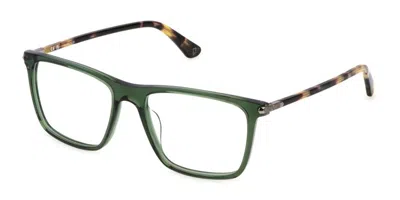 Police Vplp12 Roadie 6 0g61 Men's Glasses Green Size 56 - Free Lenses - Blue Light Block Available