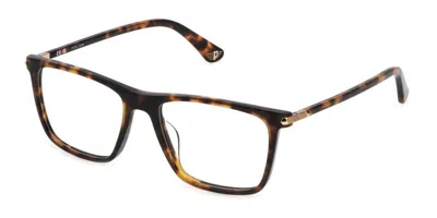 Police Vplp12 Roadie 6 Men's Glasses, Tortoiseshell, Size 53