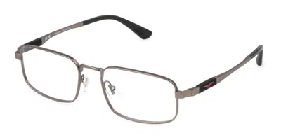 Police Vplp17 Ranger 4 Men's Glasses, Grey, Size 55 In Black