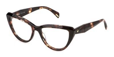 Police Vplp51 Gem 5 Women's Glasses, Tortoiseshell, Size 54