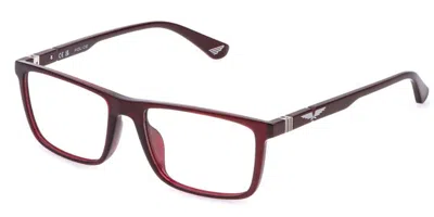 Police Vplq66 Origins Lite 32 0768 Occhiali Da Vista Rossi Per Uomo (solo Montatura) In Red