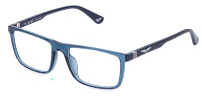 Police Vplq66 Origins Lite 32 0u11 Occhiali Da Vista Blu Per Uomo (solo Montatura) In Blue