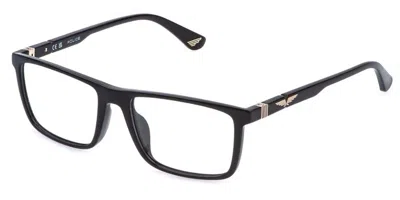 Police Vplq66 Origins Lite 32 0z42 Occhiali Da Vista Neri Per Uomo (solo Montatura) In Black