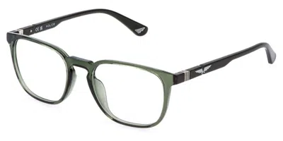 Police Vplq67 Origins Lite 33 0v51 Men's Glasses Green Size 52 - Free Lenses - Blue Light Block Available