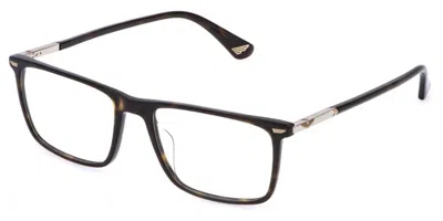 Police Vplq68 New Crossroads 1 0722 Occhiali Da Vista Tartarugatishell Per Uomo (solo Montatura)