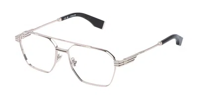 Police Vplq76n Mercury 3 0579 Occhiali Da Vista Argentati Per Uomo (solo Montatura)
