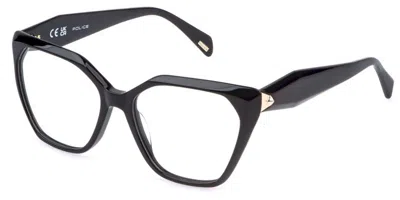 Police Vplr18 New Clue 1 0700 Women's Glasses Black Size 54 - Free Lenses - Blue Light Block Available