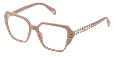 Police Vplr20 Superstar 5 09lh Occhiali Da Vista Marroni Per Donna (solo Montatura) In Neutral