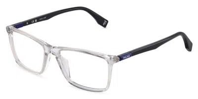 Police Vplr58 Playmaker 1 880y Men's Glasses  Size 53 - Free Lenses - Blue Light Block Available In Gray