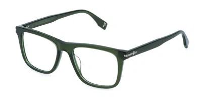 Police Vplr62 Grind 4 06w5 Occhiali Da Vista Verdi Per Uomo (solo Montatura) In Green