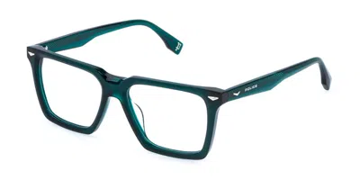 Police Vplr66e Supernova 8 0g61 Men's Glasses Green Size 53 - Free Lenses - Blue Light Block Available