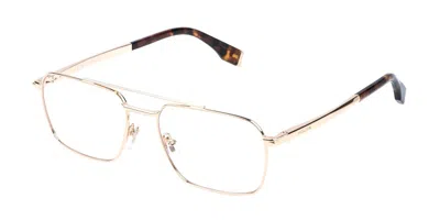 Police Vplr67 Elite 1 0300 Occhiali Da Vista Oro Per Uomo (solo Montatura) In Gold