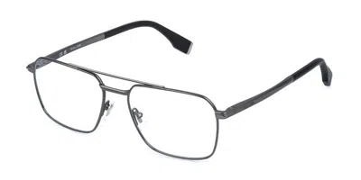 Police Vplr67 Elite 1 0613 Occhiali Da Vista Argentati Per Uomo (solo Montatura)