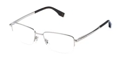 Police Vplr68 Elite 2 0579 Occhiali Da Vista Argentati Per Uomo (solo Montatura)