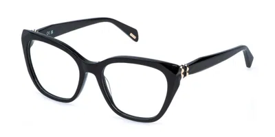 Police Vplt01 Enigma 2 0700 Occhiali Da Vista Neri Per Donna (solo Montatura) In Black