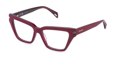 Police Vplt03 New Gem 2 0j61 Occhiali Da Vista Rossi Per Donna (solo Montatura)
